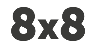 8×8